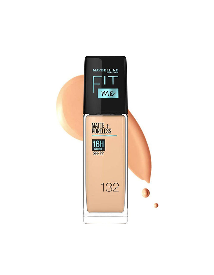 Maybelline Fit Me Matte and Poreless Liquid Foundation - 132 Light Bisque
