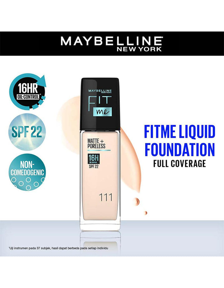 Maybelline Fit Me Matte+Poreless Foundation 111
