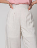 Details Long Pants Woven With Wide Leg Style