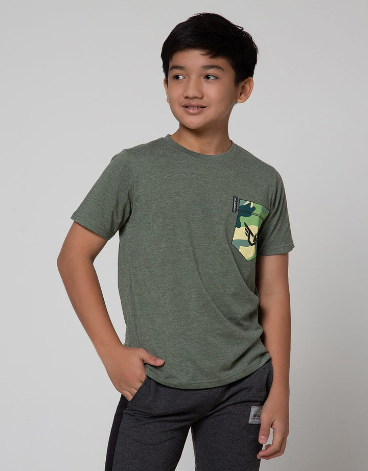 Cardinal Kids Boy Kaos Print Bag Army