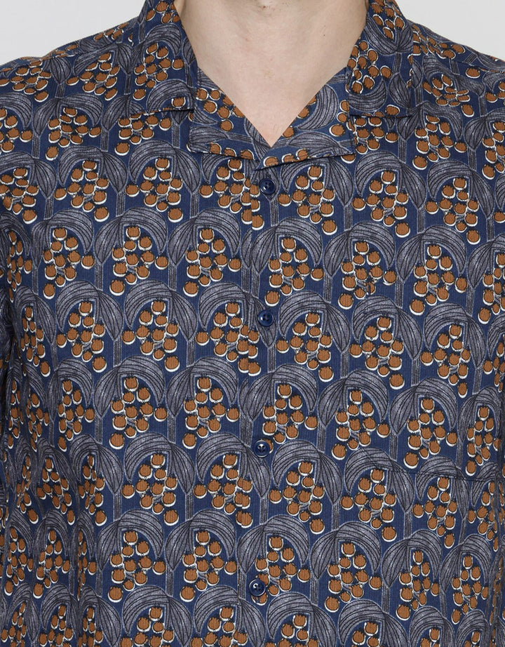 Andrew Smith Kemeja Lengan Pendek Full Print