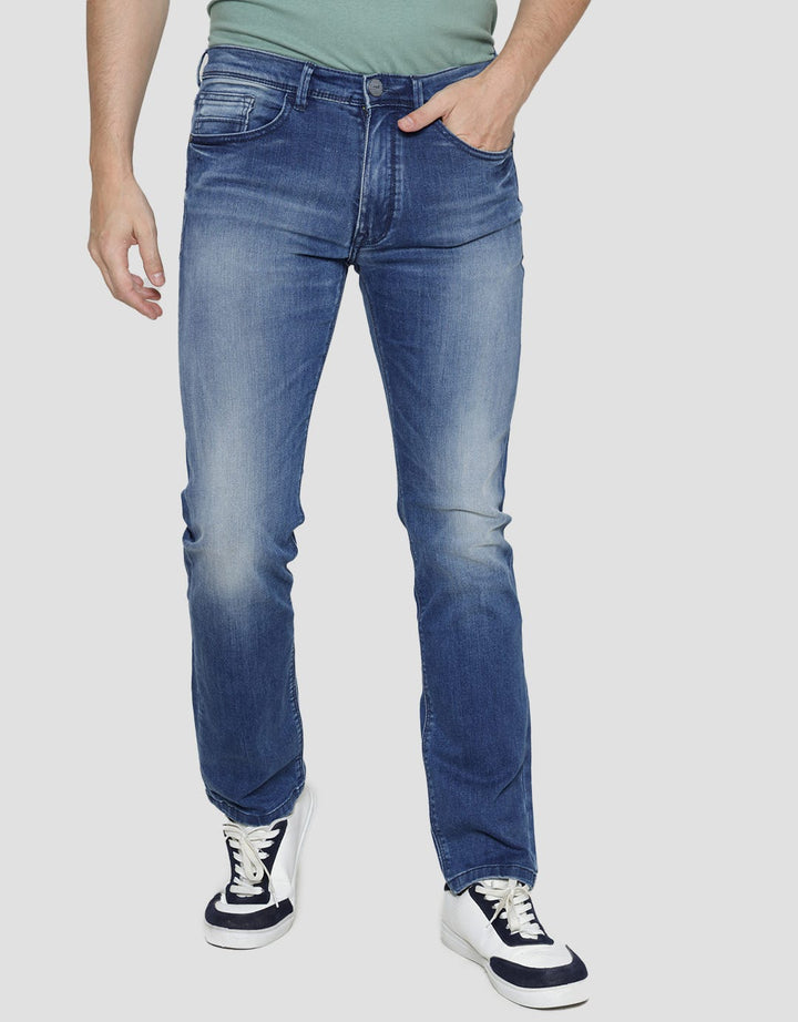 Andrew Smith Slim Washed Celana Jeans Pria