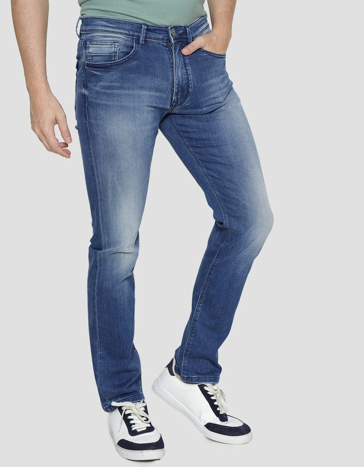 Andrew Smith Slim Washed Celana Jeans Pria