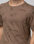 T Zone Short Sleeve T-Shirt Fullprint Aop Theme Freehand Painting