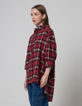 Nevada Long Shirt Oversized Flannel Check