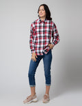 Nevada Women's Check Print Long Sleeve Shirt