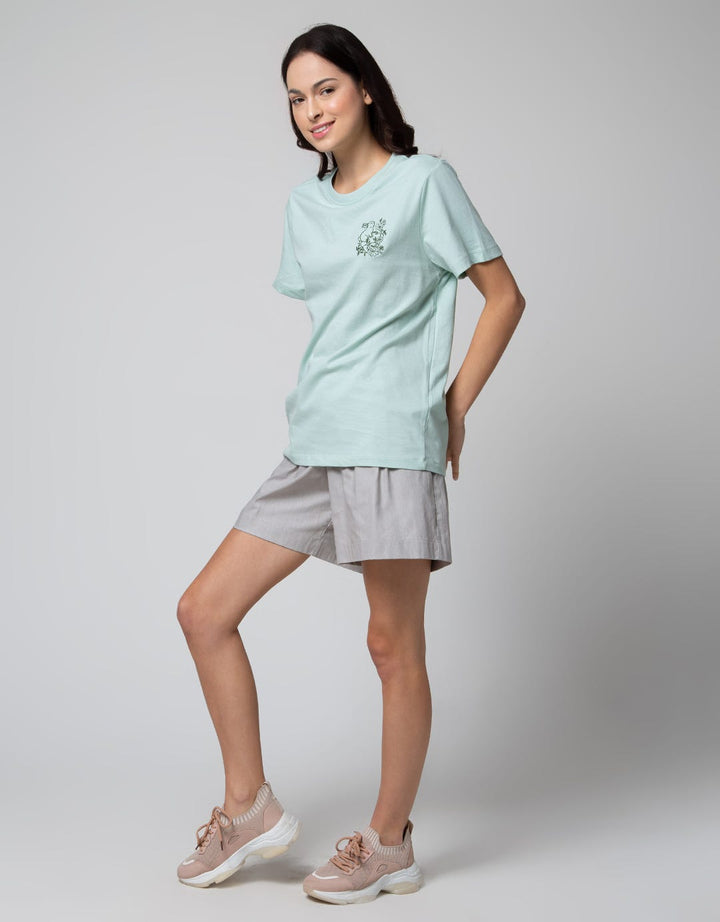 Connexion Short Sleeve T-Shirt Flower Rabbit