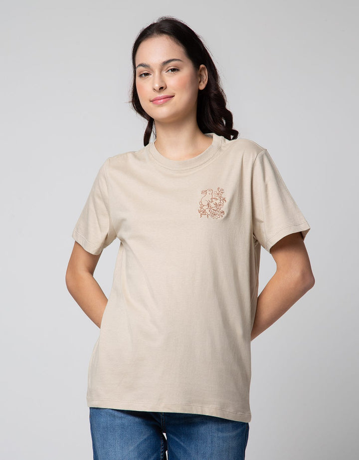 Connexion Short Sleeve T-Shirt Flower Rabbit