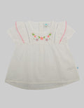 Pipiniko Textured Ruffle Blouse Anak Perempuan