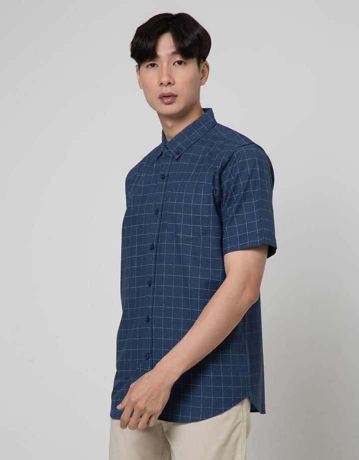 Cole Plaid Reg Kemeja Pria