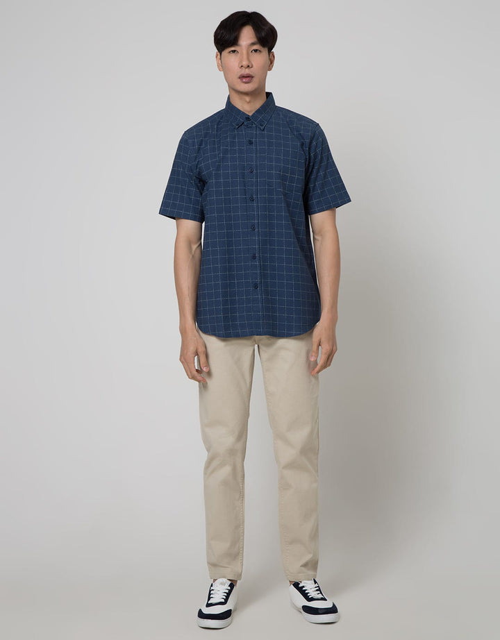 Cole Plaid Reg Kemeja Pria