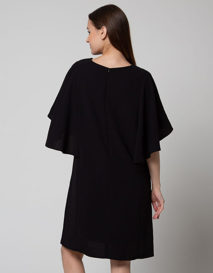 St. Yves Ruffle Airflow Midi Dress Wanita