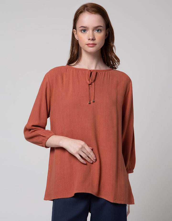 St. Yves Linen W Stoppe Women's 7/8 Sleeve Blouse