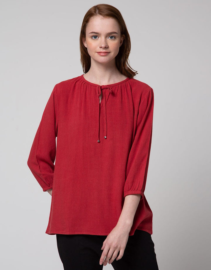 St. Yves Linen W Stoppe Women's 7/8 Sleeve Blouse