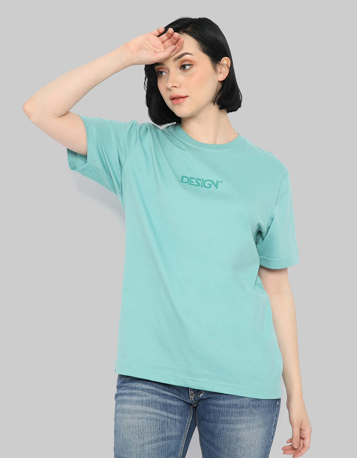 d&f T-Shirt Single Jersey Flocking