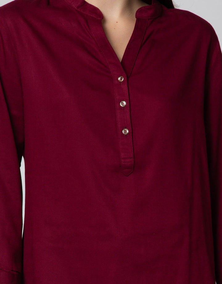 Connexion Blouse V Neck Wanita