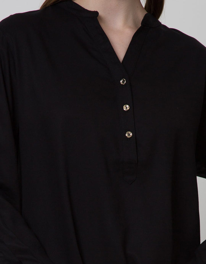 Connexion Blouse V Neck Wanita
