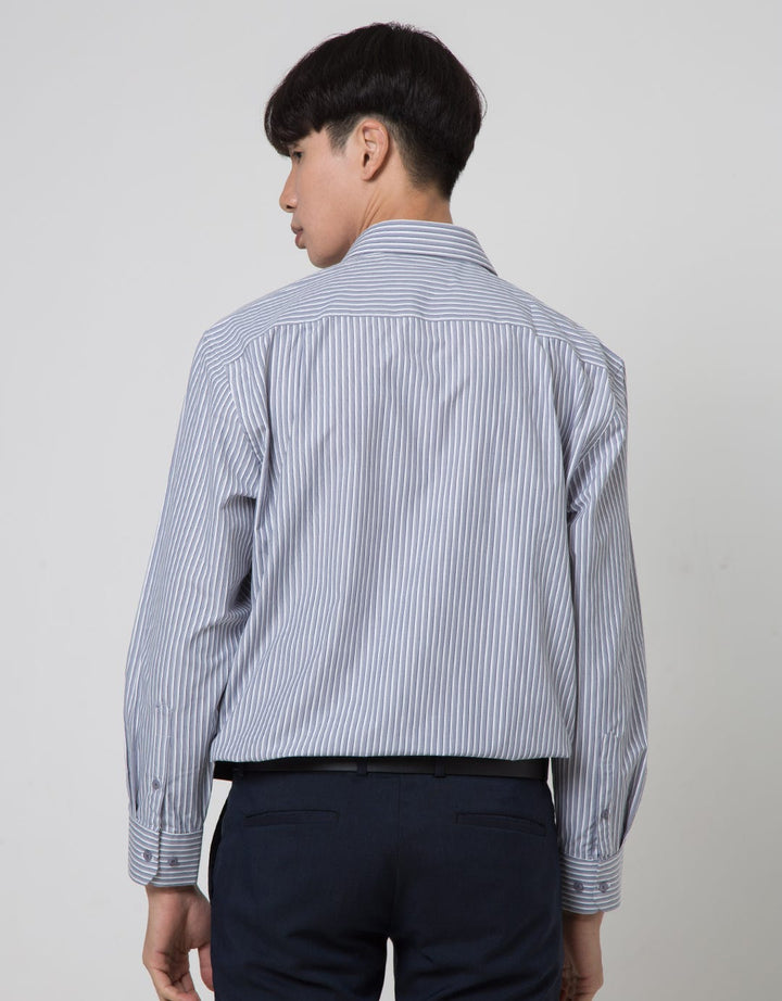 Stanley Adams Long Sleeve Shirt Stripe Reguler