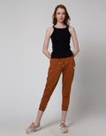 Nevada Long Pants Terry Solid Piping