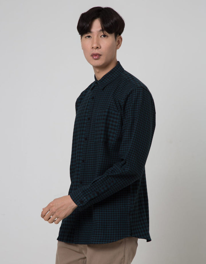 Details Short Sleeve Shirt Mix Check