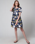 St. Yves Flower Print Midi Dress for Women