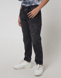 Nevada Denim Pants Karet Destroy Splash