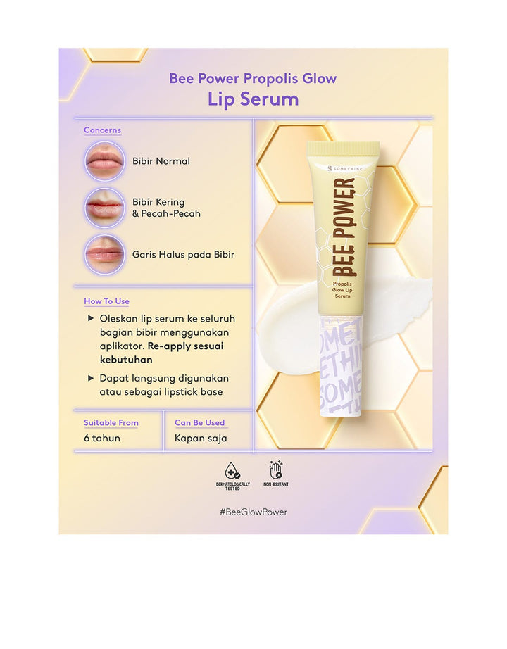 Somethinc Bee Power Propolis Glow Lip Serum 5gr