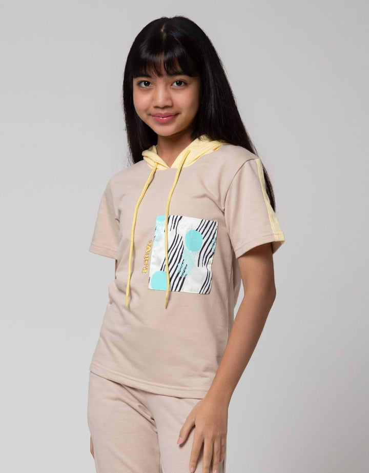 Nevada Sport Abs Prit Hoodie Kaos Anak Perempuan