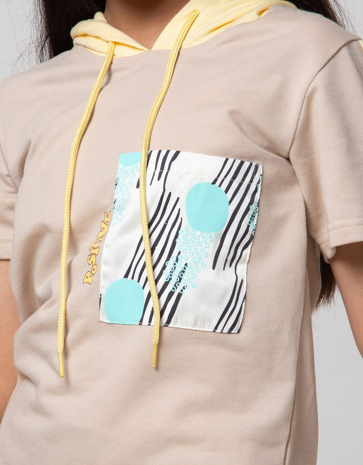 Nevada Sport Abs Prit Hoodie Kaos Anak Perempuan