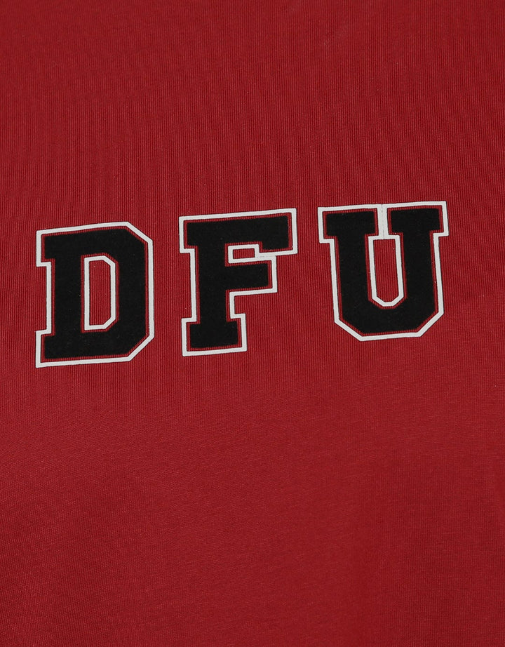 d&f DFU Print Kaos Casual Wanita