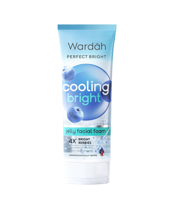 Wardah Perfect Bright Cooling Bright Jelly Facial Foam 100 Ml