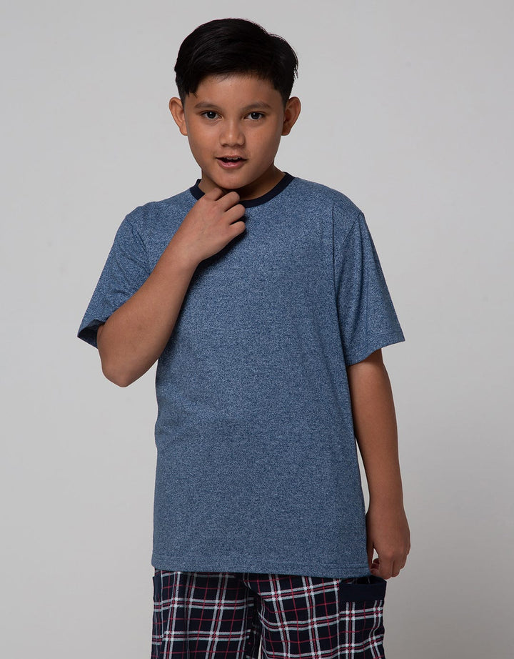 Nevada Short Sleeve T-Shirt Print Textured Tsh939