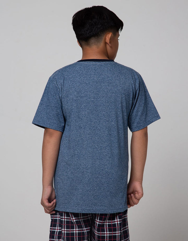 Nevada Short Sleeve T-Shirt Print Textured Tsh939