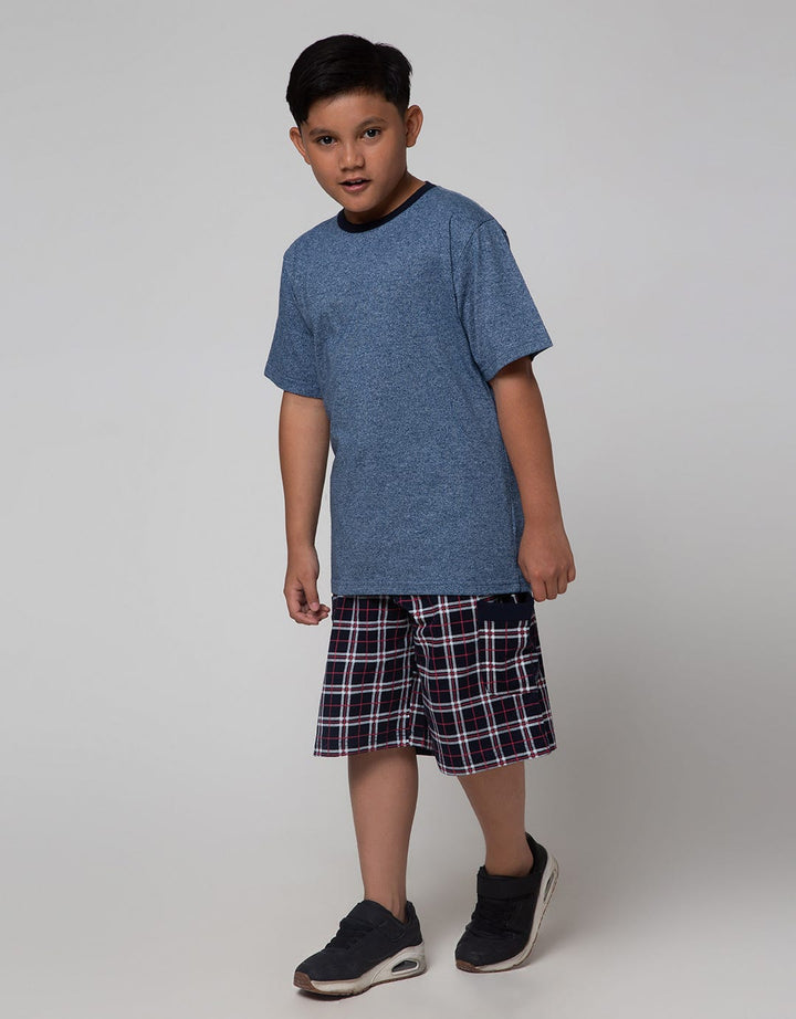 Nevada Short Sleeve T-Shirt Print Textured Tsh939