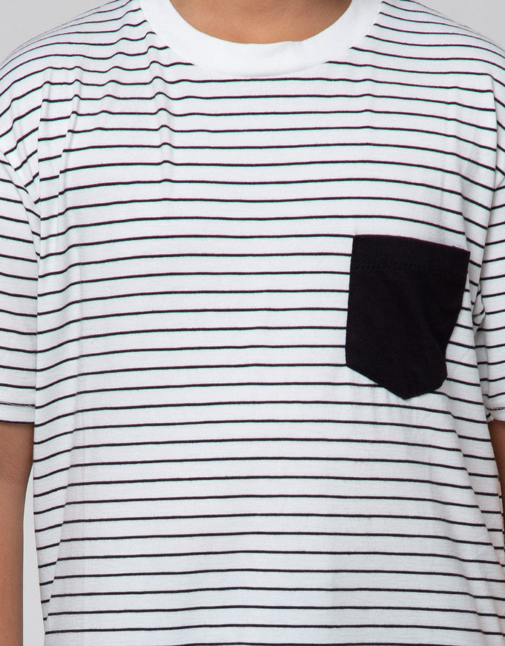 Nevada Short Sleeve T-Shirt Stripe With Pocket