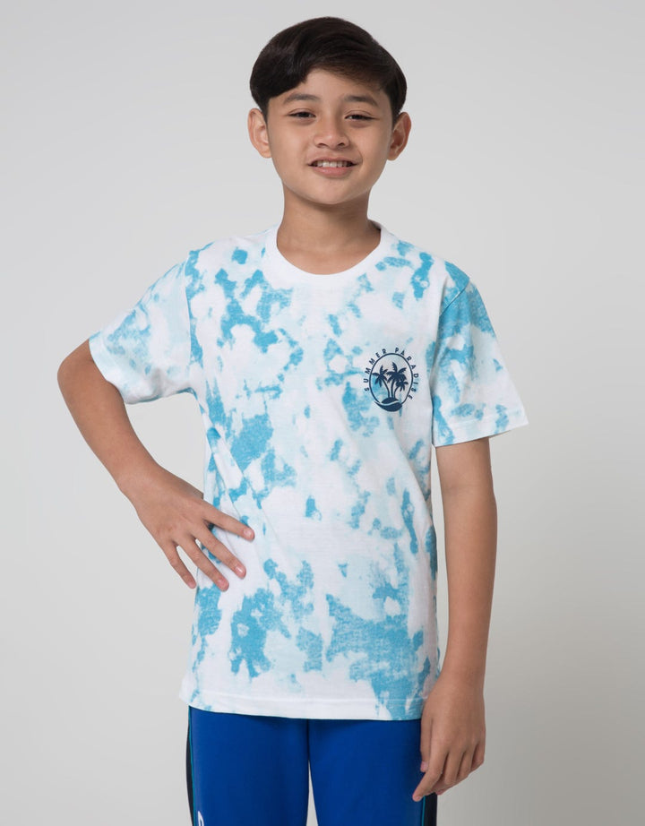 Nevada Short Sleeve T-Shirt Tie Dyed Emboss Summer
