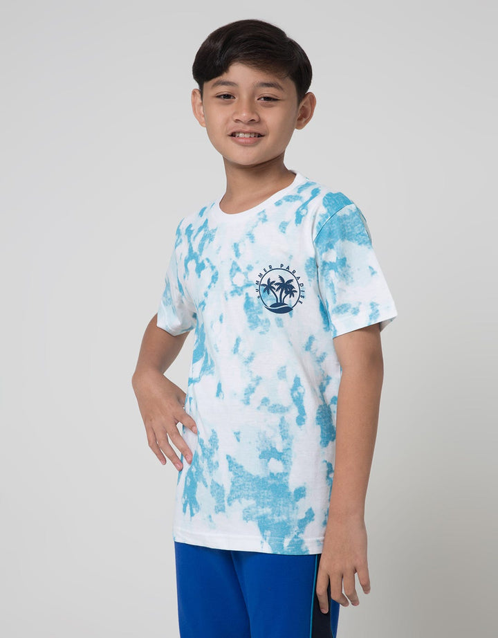 Nevada Short Sleeve T-Shirt Tie Dyed Emboss Summer
