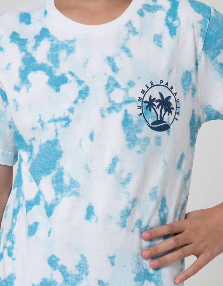 Nevada Short Sleeve T-Shirt Tie Dyed Emboss Summer
