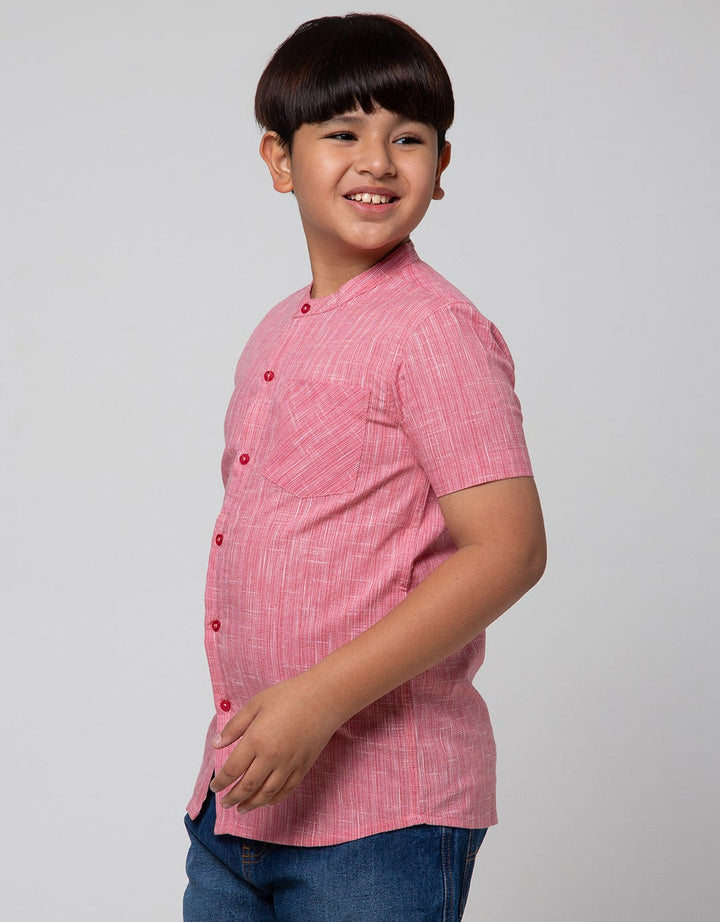 Nevada Short Sleeve Shirt Koko Casual Yarn Dyed Textured