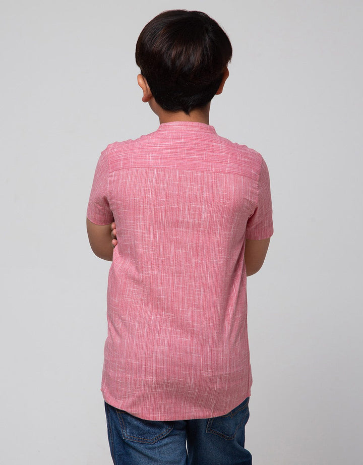 Nevada Short Sleeve Shirt Koko Casual Yarn Dyed Textured