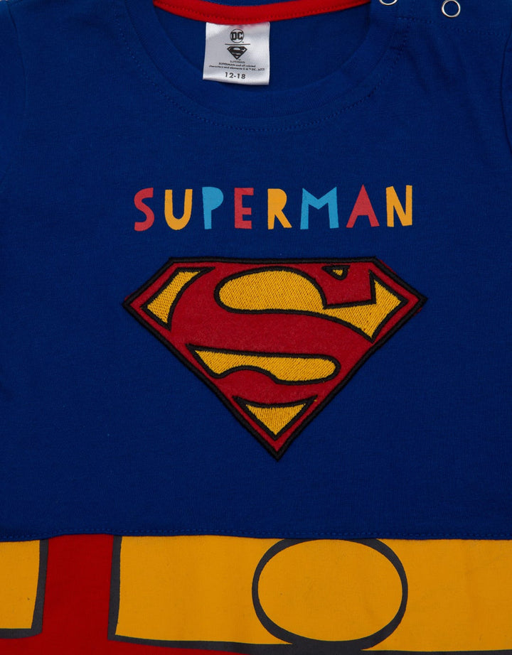 Pipiniko Superman Print Romper Anak Laki-laki