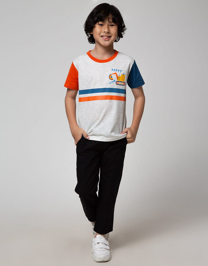 Little M Slub Celana Panjang Anak Laki-Laki