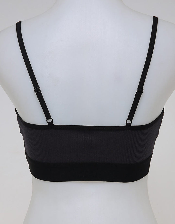 Nevada Scoop Bra Solid Rib