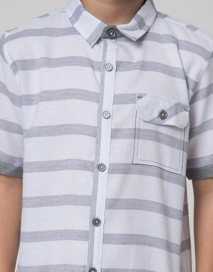 Little M Stripe Tex Koko Anak Laki-laki