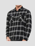 Watchout Jeans Long Sleeves Shirt Plaid Look