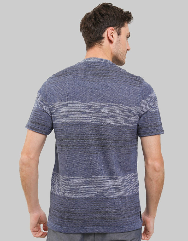 Watchout Casual Short Sleeves T-Shirt Print Stripe