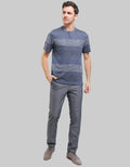 Watchout Casual Short Sleeves T-Shirt Print Stripe