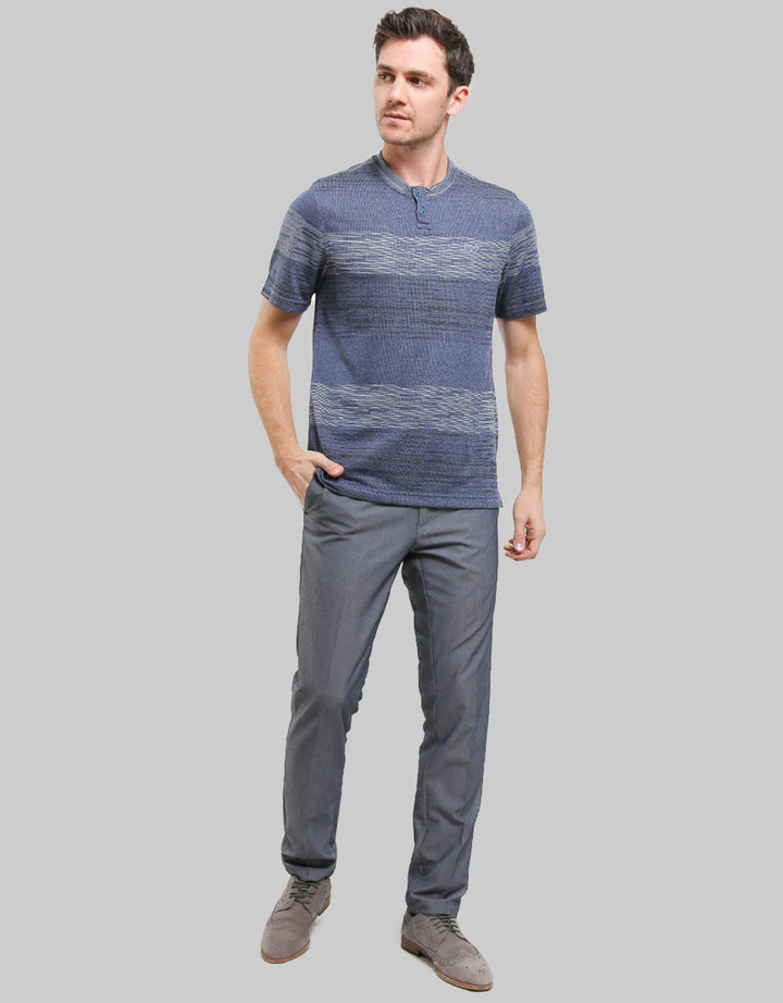 Watchout Casual Short Sleeves T-Shirt Print Stripe