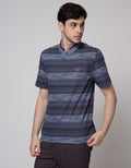 Watchout Casual Stripes Short Men's T-Shirt