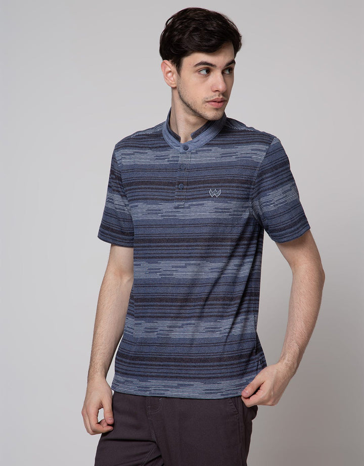 Watchout Casual Stripes Short Men's T-Shirt